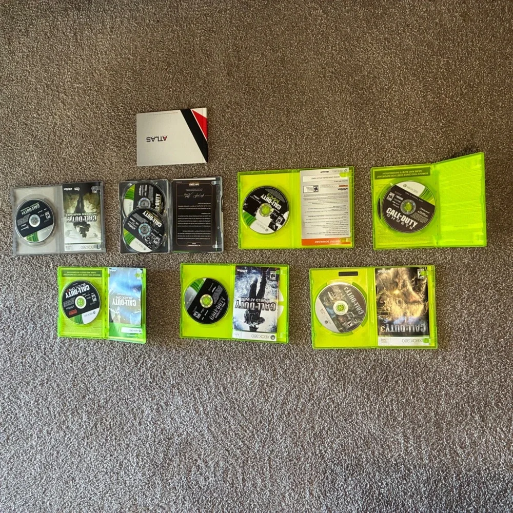 Lot of 7 Call Of Duty Xbox 360 Games Bundle Activision Multi Shooter Collection